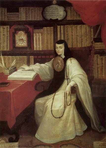 Miguel Cabrera Sor Juana oil painting image